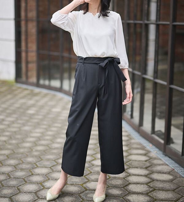 RANAN（ラナン）の「【４点セット】洗える！選べるボトムスーツセット（パンツスーツ）」｜詳細画像