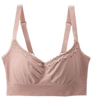 LAVIENNE（ラヴィエンヌ）の「３６５日着けたい！生フィットブラ（ブラジャー）」｜ローズベージュ