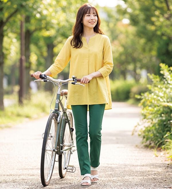 ルフラン（ルフラン）の「毎日はきたくなる！ストレッチパンツ（フルレングスパンツ）」｜詳細画像