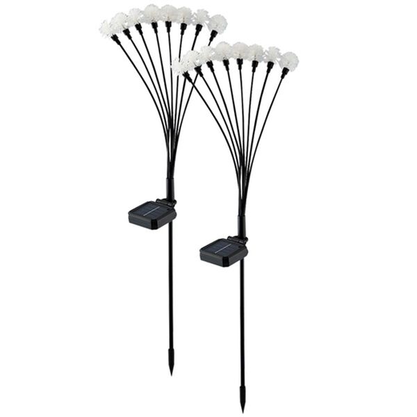 「たんぽぽ風ソーラーライト　２本組（ガーデニング・園芸用品）」｜詳細画像