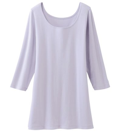 「素肌よろこぶオーガニックコットン７分袖（肌着・インナーウェア）」