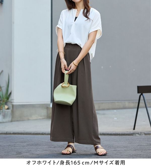 alotta（アロッタ）の「ジップ使いドルマンブラウス（ブラウス）」｜詳細画像