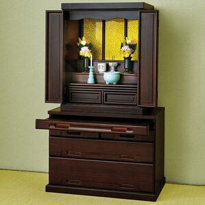 「セットでお得　天然木桐仏壇２（仏壇・仏具）」｜詳細画像