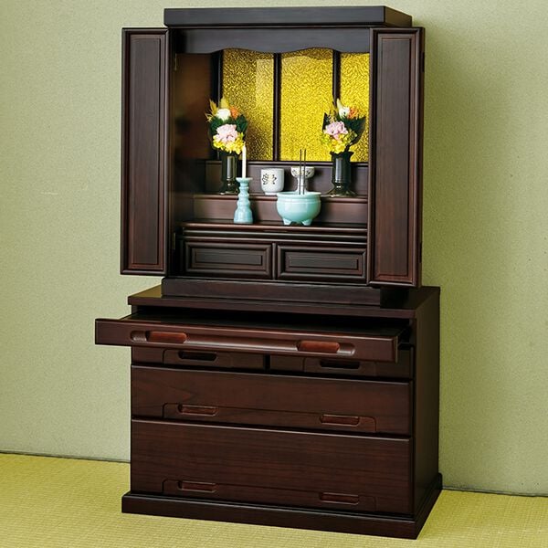 「セットでお得　天然木桐仏壇２（仏壇・仏具）」｜詳細画像