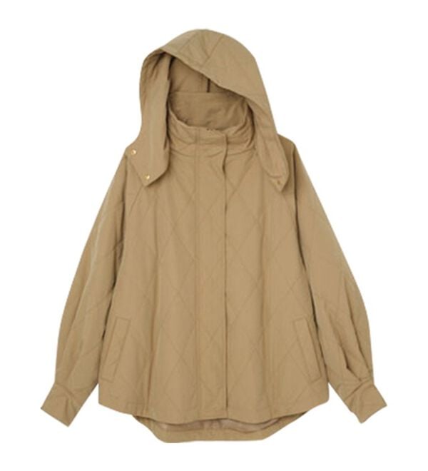 RANAN（ラナン）の「２ｗａｙボリューム袖ライトダウンキルティングアウター（ハーフコート）」｜詳細画像