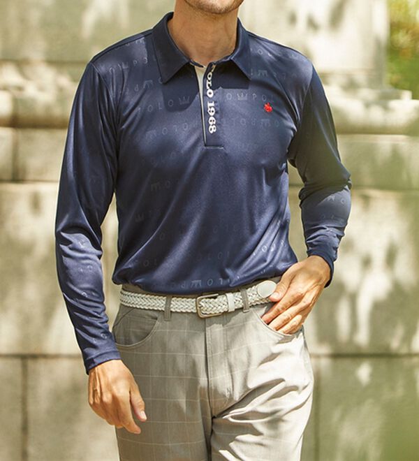 「＜ポロ・ビーシーエス＞好印象エンボスポロシャツ（メンズポロシャツ）」｜詳細画像