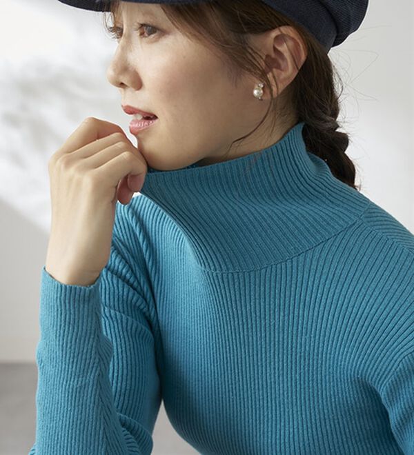 BELLUNA（ベルーナ）の「＜＆ｃｏｃｏｃｈｉ＞ハピネスコットン１００％ニットレギンス（スパッツ・レギンス）」｜詳細画像