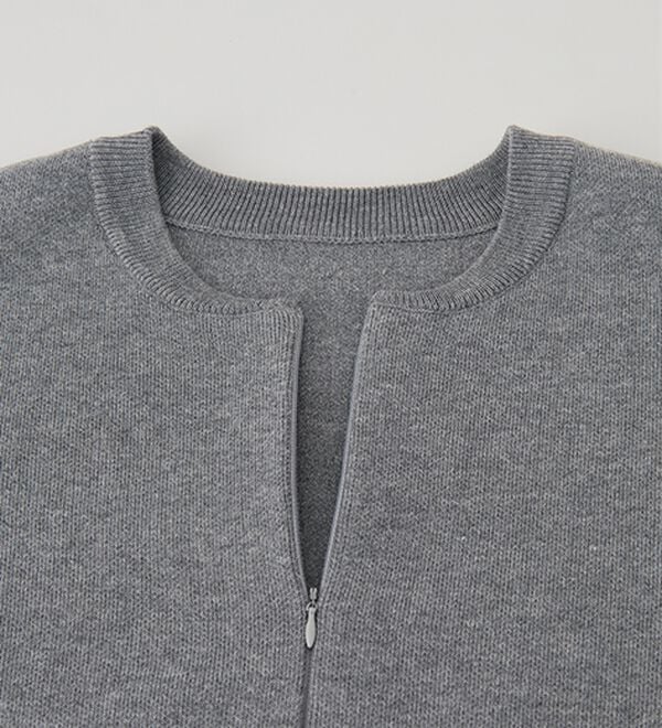RANAN（ラナン）の「ハーフジップスウェットライクニット（ニット・セーター）」｜詳細画像