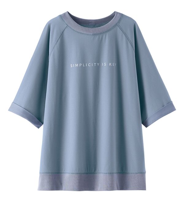 BELLUNA（ベルーナ）の「シャリニット素材ロゴプルオーバー（カットソー）」｜詳細画像