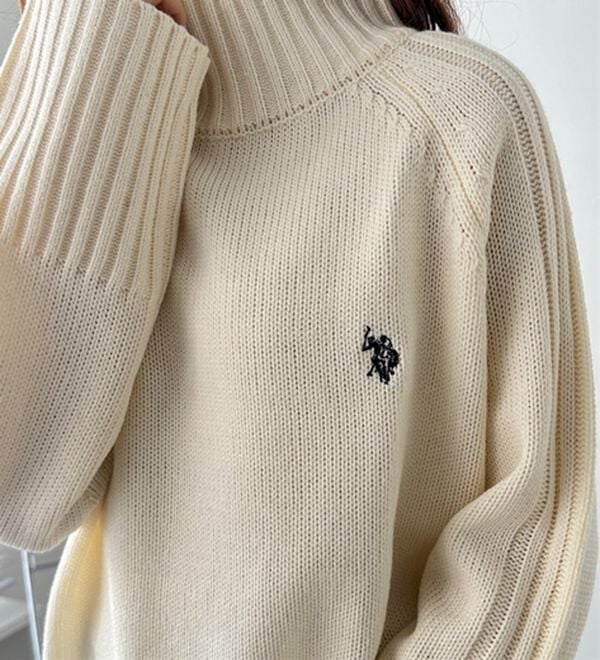 GeeRA（ジーラ）の「【ＵＳ．ＰＯＬＯＡＳＳＮ】ハイネックニットトップス（ニット・セーター）」｜詳細画像