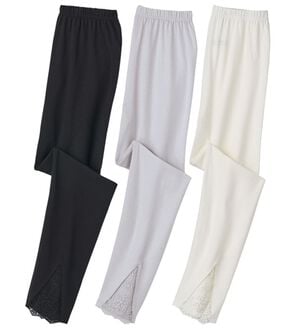 LAVIENNE（ラヴィエンヌ）の「【３色組】涼感ＵＶ対策おしゃレギンス（スパッツ・レギンス）」｜3色組