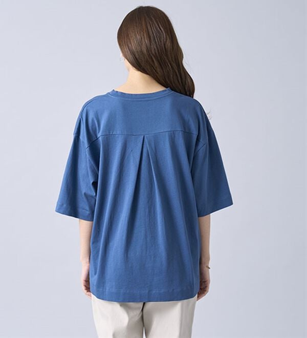 BELLUNA（ベルーナ）の「ひんやリッチコットン大人のゆったりプルオーバー（カットソー）」｜詳細画像