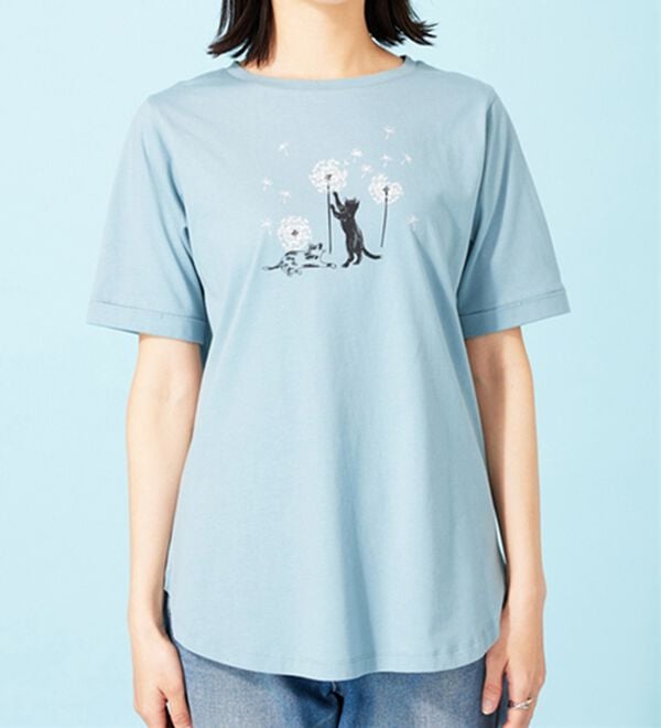 BELLUNA（ベルーナ）の「ヒンヤリ！着映えプリントプルオーバー（カットソー）」｜詳細画像