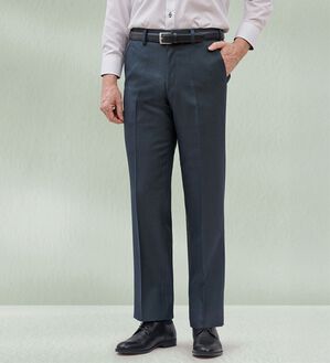 「裾上げ済コンビネーションスラックス　ノータック（メンズスラックス）」｜詳細画像