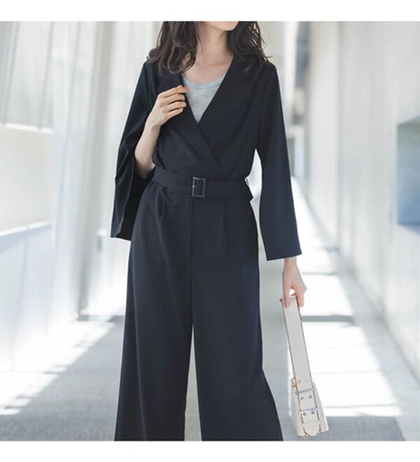 RANAN（ラナン）の「スリットスリーブオールインワン（オールインワン）」｜詳細画像