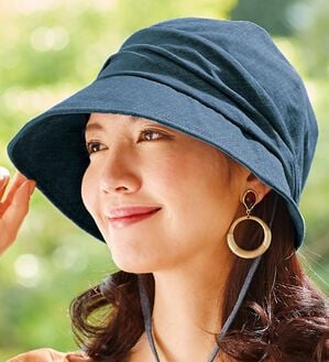 「小顔見えＵＶクロッシェ（帽子）」｜詳細画像