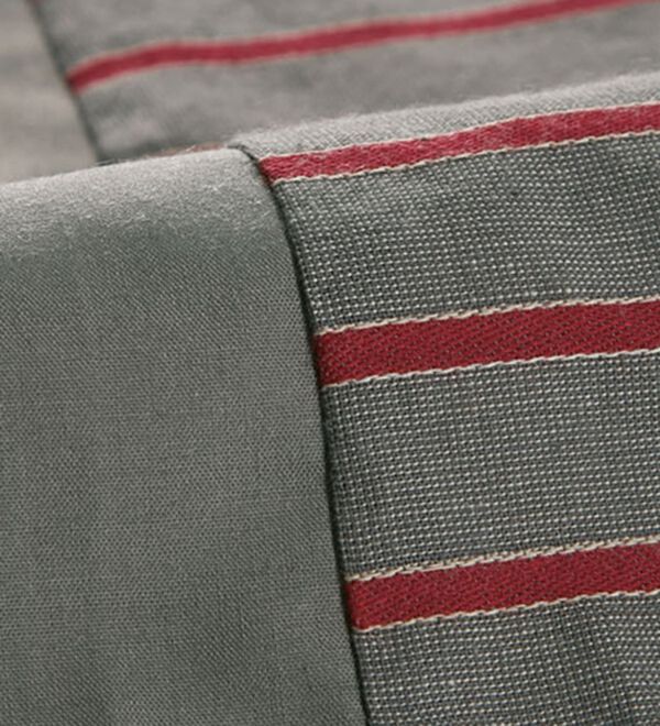 BELLUNA（ベルーナ）の「ランダムストライプ切替フレアーチュニック（チュニック）」｜詳細画像