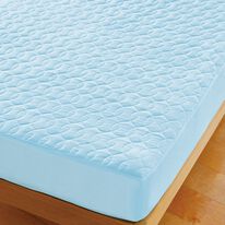 「パッドがいらない綿平織一体型ボックスシーツ（ボックスシーツ・ベッドシーツ）」