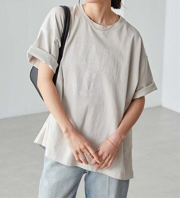 RANAN（ラナン）の「ヴィンテージライクロゴTシャツ（カットソー）」｜詳細画像