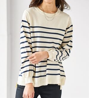 BELLUNA（ベルーナ）の「パフ袖デザインニットプルオーバー（ニット・セーター）」｜詳細画像