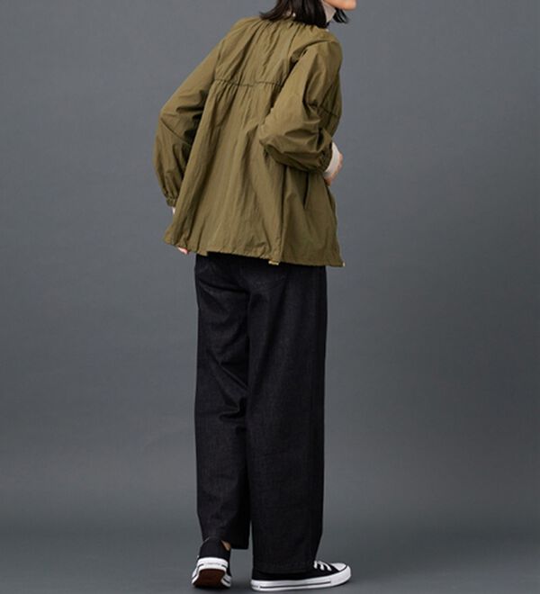 BELLUNA（ベルーナ）の「シアー素材ギャザーデザインブルゾン（ブルゾン）」｜詳細画像