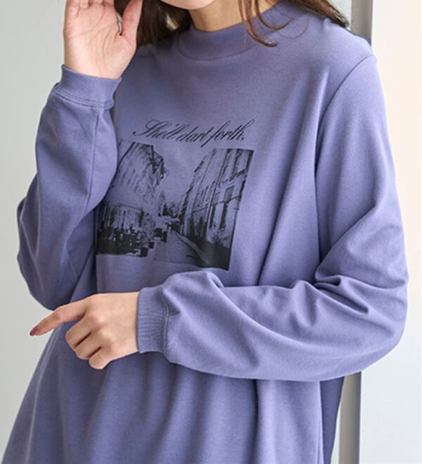 BELLUNA（ベルーナ）の「【メルティポンチ】プリントチュニック（チュニック）」｜詳細画像