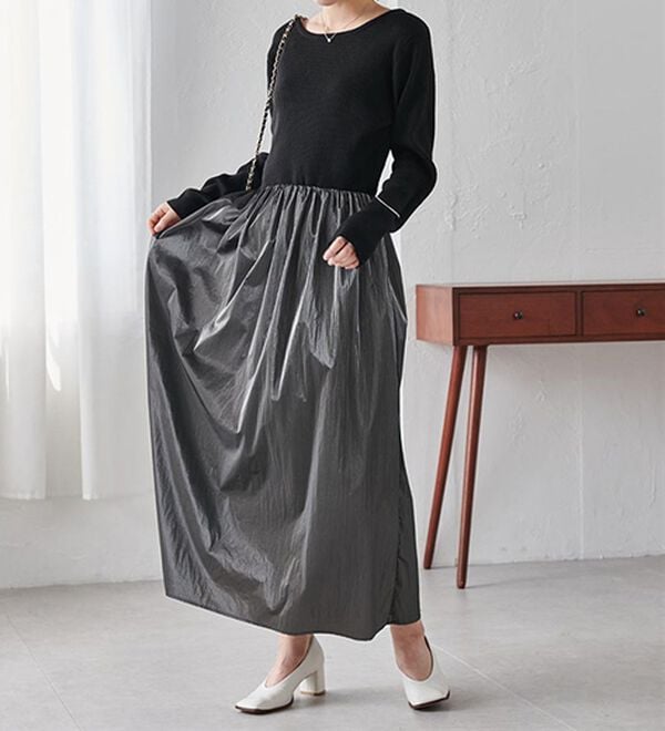 RANAN（ラナン）の「ニットドッキングワンピース（ドッキングワンピース）」｜詳細画像