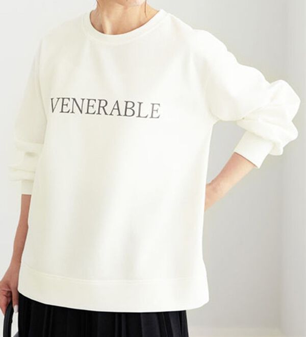 BELLUNA（ベルーナ）の「ロゴプリントダンボールプルオーバー（カットソー）」｜詳細画像