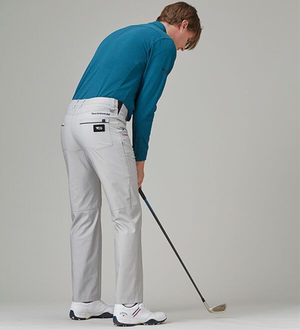「＜トランスコンチネンツゴルフ＞新すっきり設計ゴルフパンツ（メンズフルレングスパンツ）」｜詳細画像