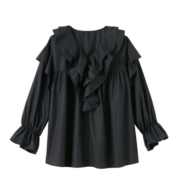 RANAN（ラナン）の「ビッグカラーフリルブラウス（ブラウス）」｜詳細画像