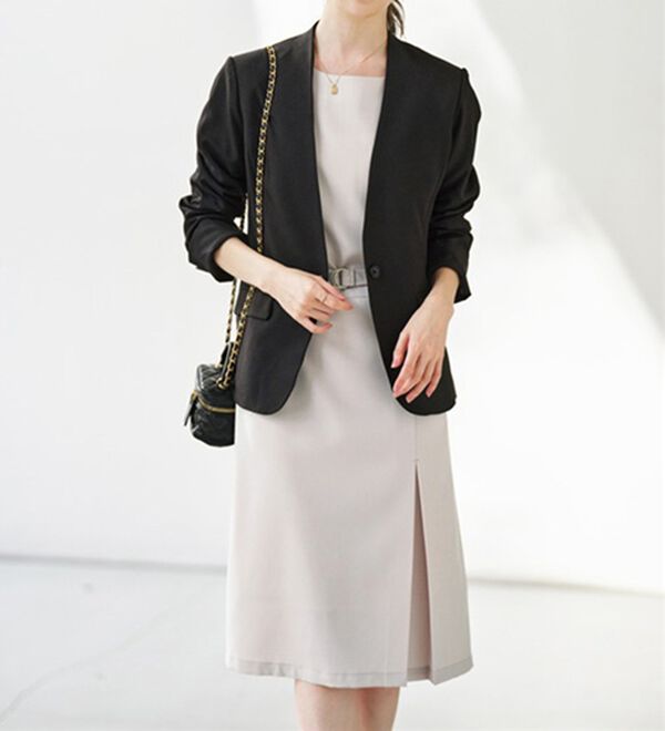 GeeRA（ジーラ）の「洗える！ストレッチカセットスーツ（その他ワンピース）」｜詳細画像