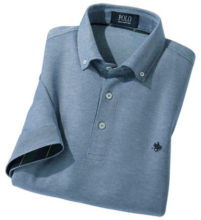 「＜ポロ・ビーシーエス＞上品５分袖ポロシャツ（メンズポロシャツ）」