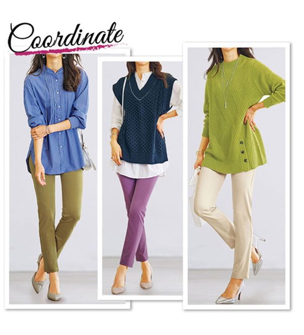 BELLUNA（ベルーナ）の「美ストレッチ素材レギンスパンツ（フルレングスパンツ）」｜詳細画像