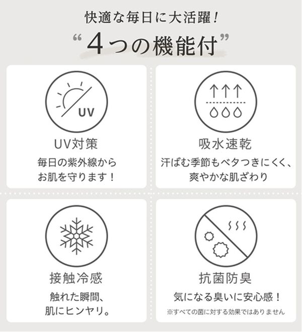 alotta（アロッタ）の「【４つの機能付】ひんやり楽ちん快適！フレアーワンピース（カットソーワンピース）」｜詳細画像