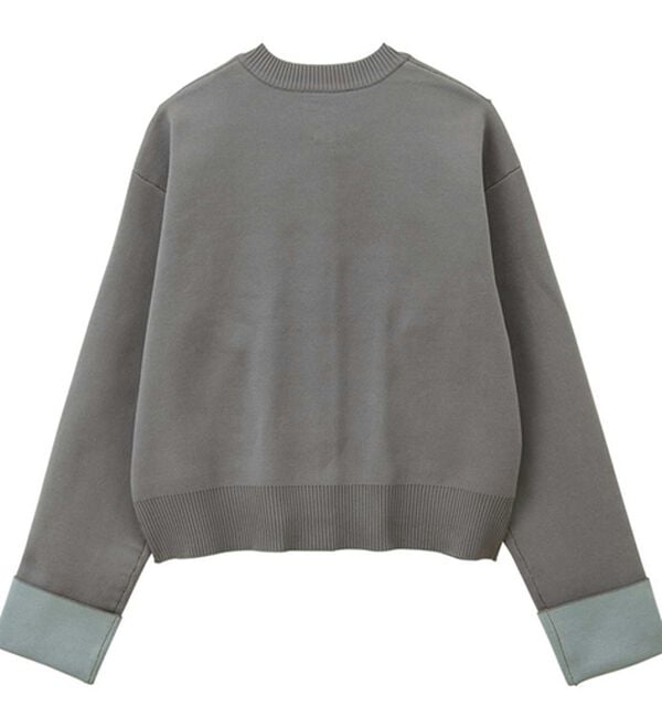 GeeRA（ジーラ）の「配色カラーニットカーディガン（ニットカーディガン）」｜詳細画像