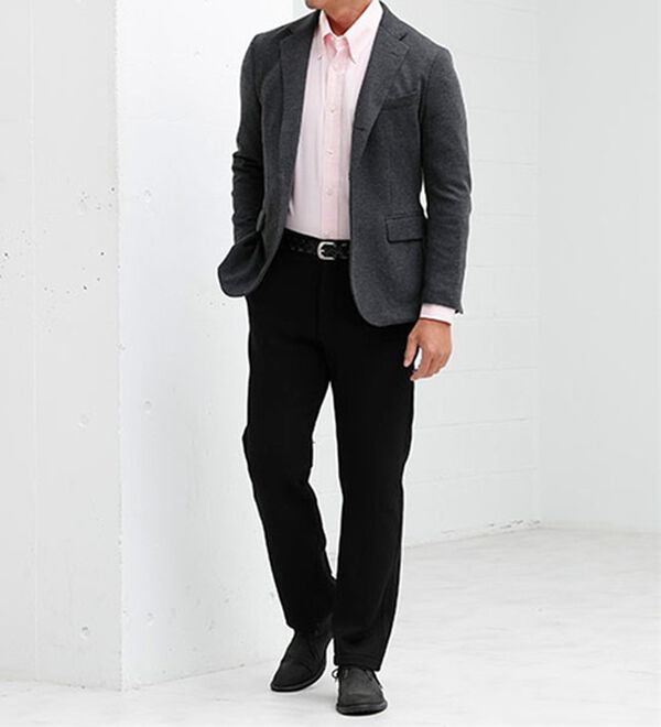 「＜コムルヴァン・オム＞お父さんの裏シャギー７得パンツ（メンズフルレングスパンツ）」｜詳細画像