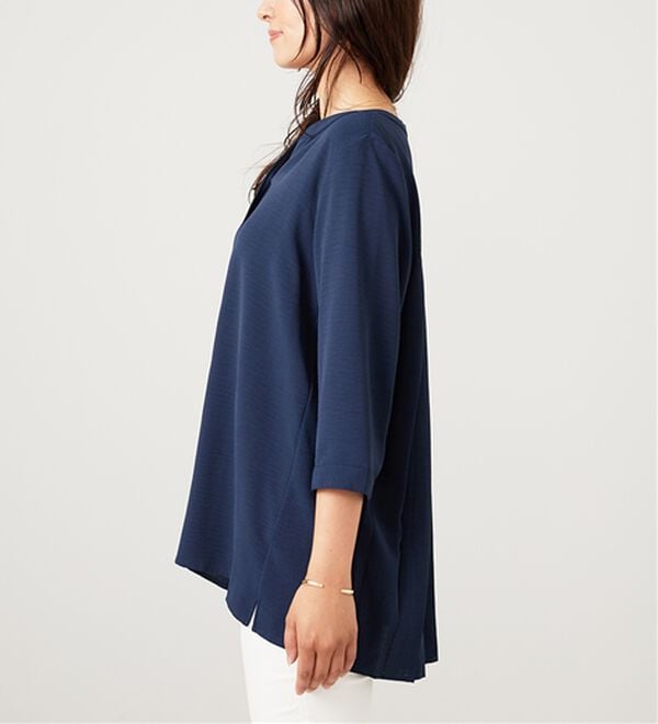 BELLUNA（ベルーナ）の「【新色追加】機能付！バックプリーツチュニック（チュニック）」｜詳細画像