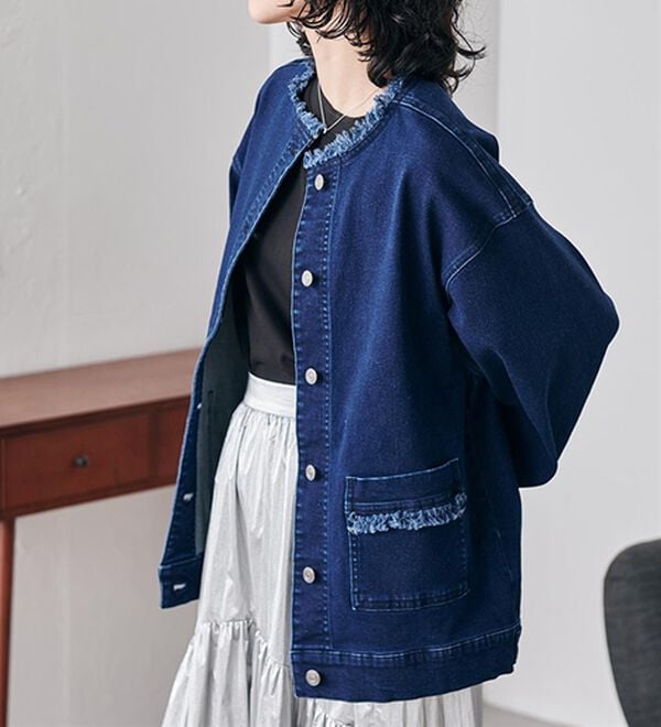 RANAN（ラナン）の「デニムジャケット（ブルゾン）」｜詳細画像