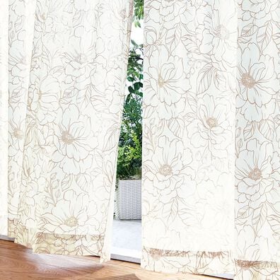 「おしゃれな柄の多機能レースカーテン（レースカーテン）」