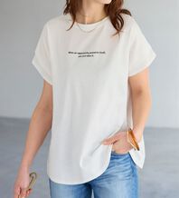 Viola e Viola（ヴィオラ エ ヴィオラ）の「脱普通！すっきり見え大人の上品Ｔシャツ（Tシャツ）」