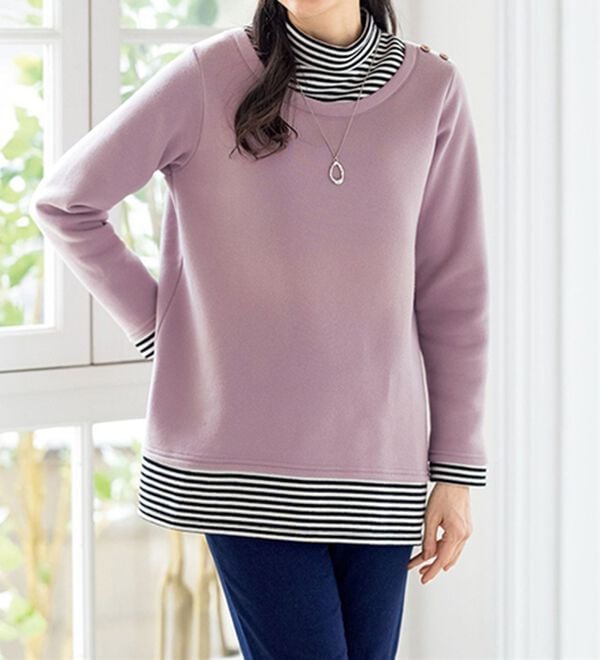 ルフラン（ルフラン）の「【４色組】手抜きに見せないお洒落なプルオーバー（カットソー）」｜詳細画像