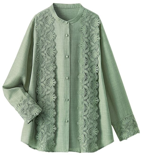 BELLUNA（ベルーナ）の「お出かけに！レース使いブラウス（ブラウス）」｜詳細画像