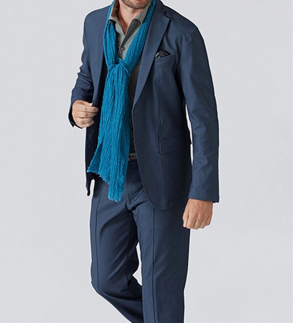 「素肌が喜ぶ着映えストール（メンズストール・マフラー）」｜詳細画像