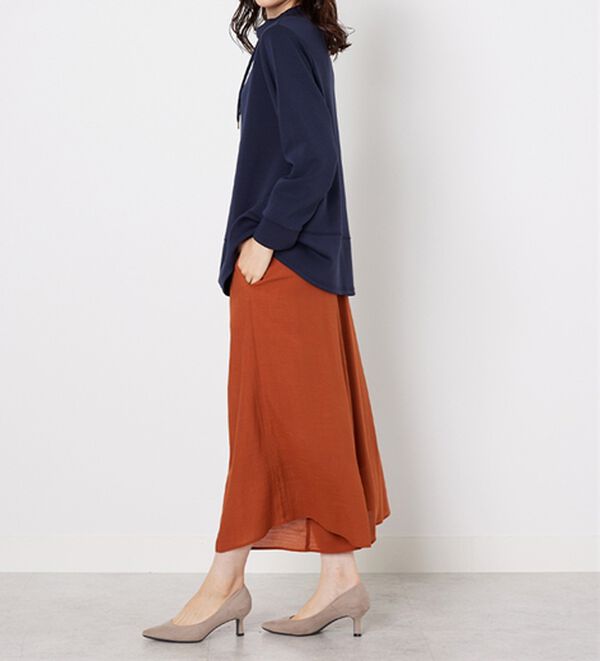 BELLUNA（ベルーナ）の「ワイドネック切替デザインプルオーバー（カットソー）」｜詳細画像