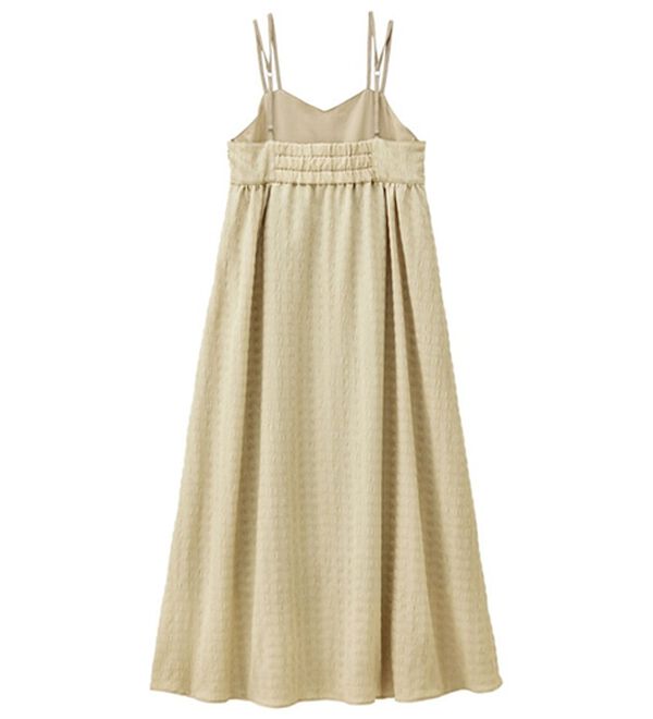 RANAN（ラナン）の「ポコポコ素材フレアーキャミワンピース（その他ワンピース）」｜詳細画像