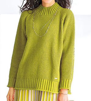 BELLUNA（ベルーナ）の「モール素材チャンキーニットプルオーバー（ニット・セーター）」｜詳細画像