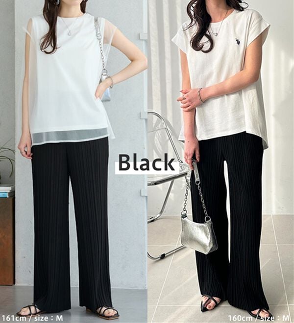 GeeRA（ジーラ）の「【スッキリ細見え】イージー美脚パンツ（フルレングスパンツ）」｜詳細画像