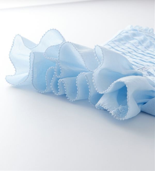 RANAN（ラナン）の「ピンタックフリルボイルブラウス（ブラウス）」｜詳細画像