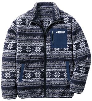 「総柄ボアブルゾン（メンズブルゾン）」｜ノルディック