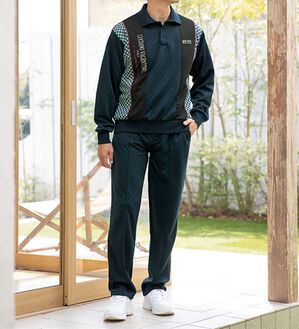 2着組】＜ルチアーノ・ヴァレンティノ＞やわらかキルトのポロ衿ホーム